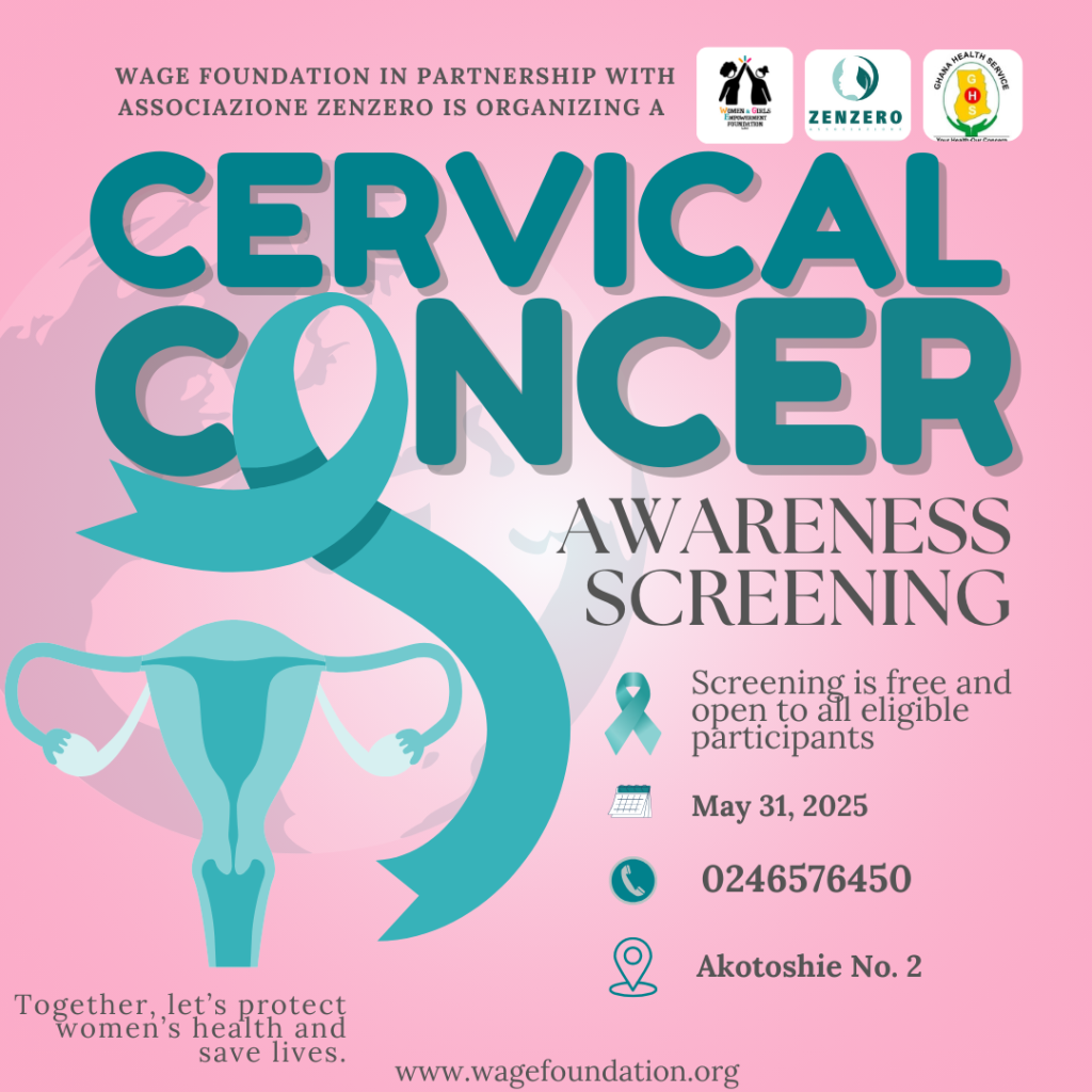 Wage Foundation and Associazione Zenzero to Host Second Cervical Cancer Awareness and Screening Event at Akotoshie